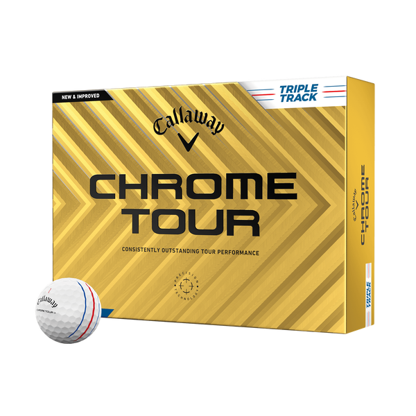 Chrome Tour Triple Track Golf Balls Technology Item