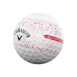 2023 Super Soft Red Splatter Overrun Golf Balls