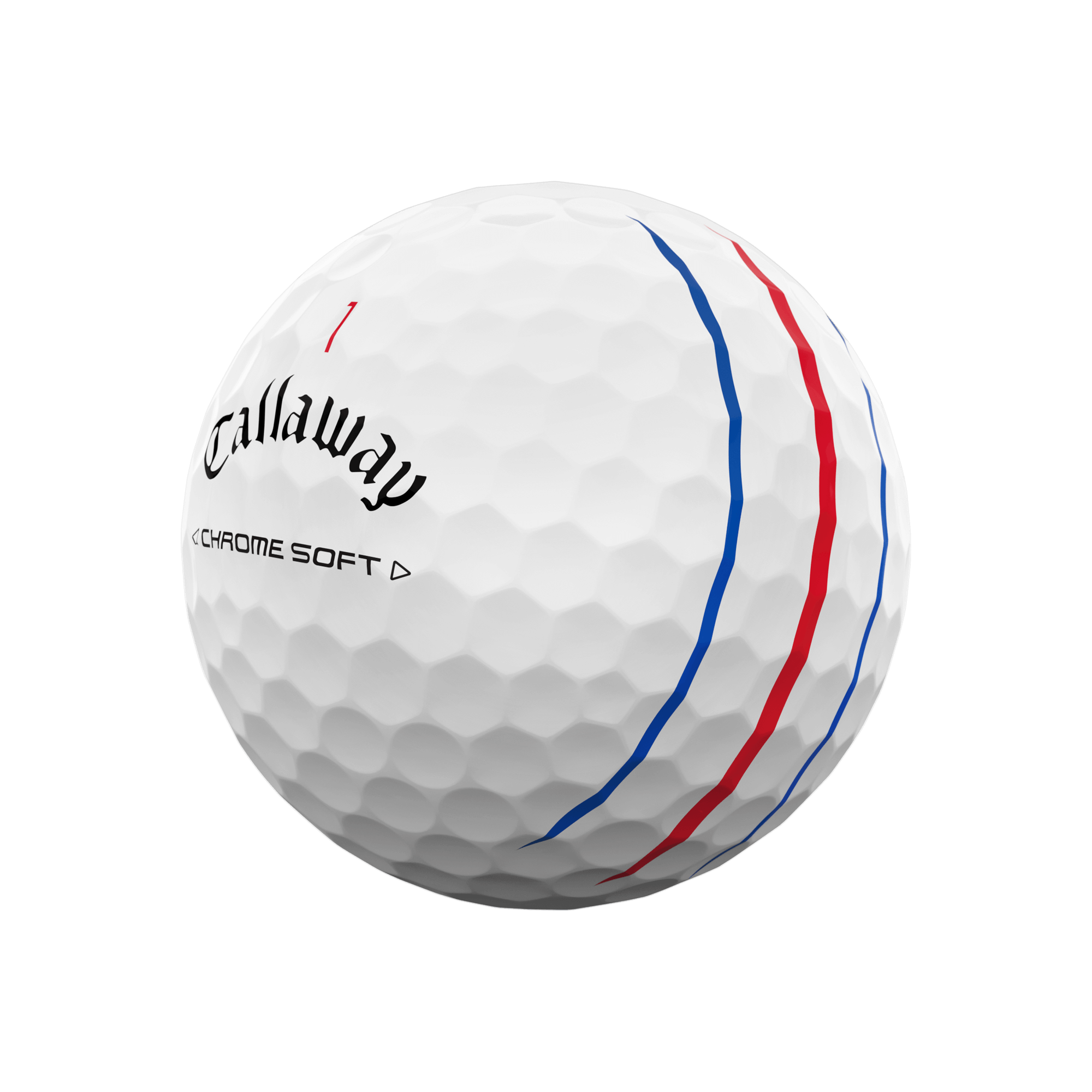 2024 Chrome Soft Triple Track Overrun Golf Balls image 1
