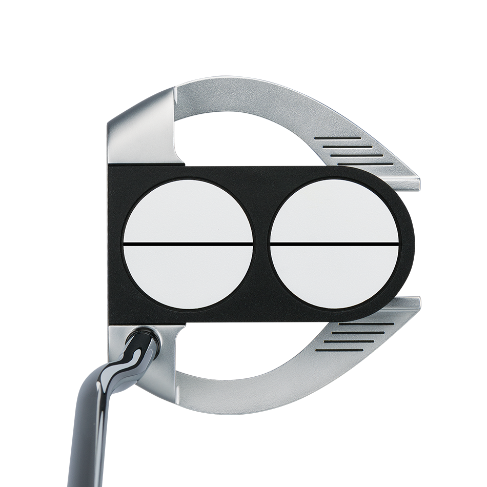 Odyssey Works 2-Ball Fang Lined w/ SuperStroke Grip Putter image 2