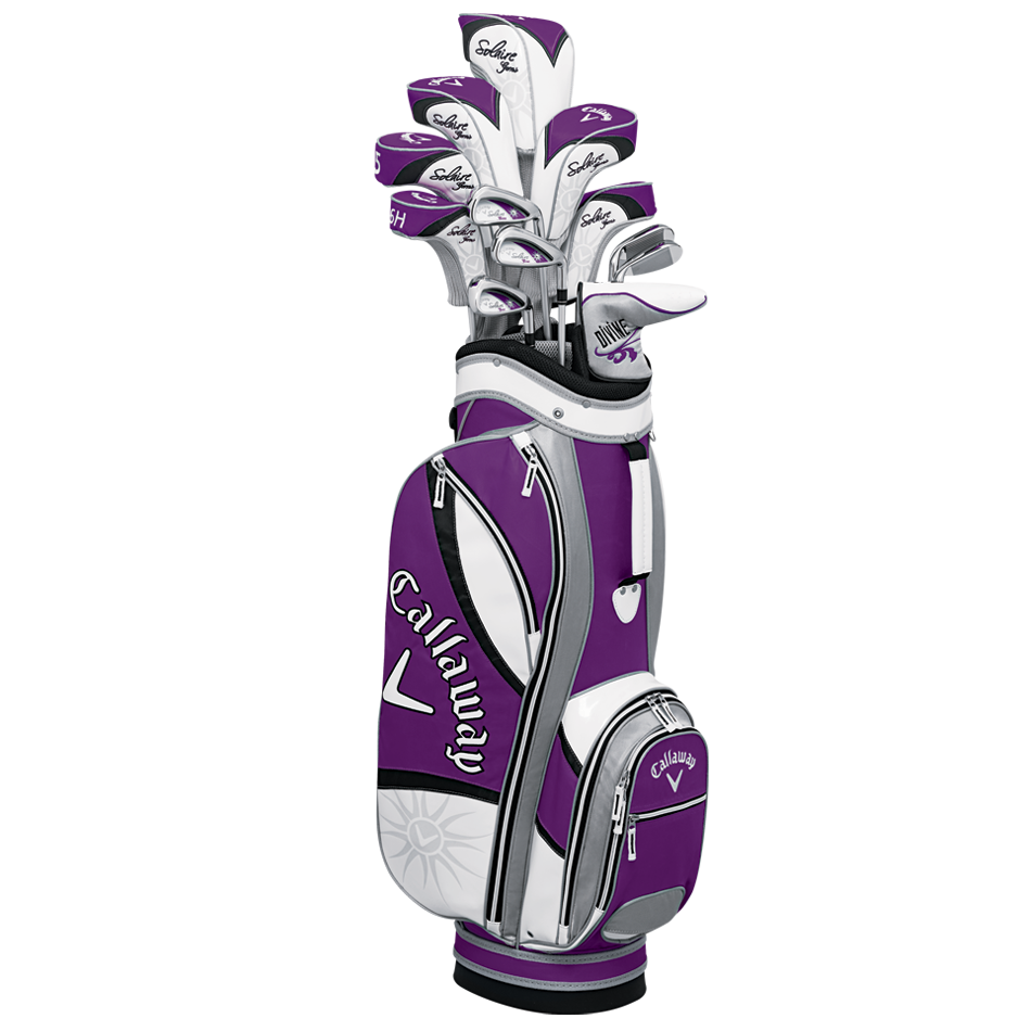 【美品】Callaway Solaire gems レディース クラブセット Callaway Golf Women's Solaire Gems 13-Piece Complete Set