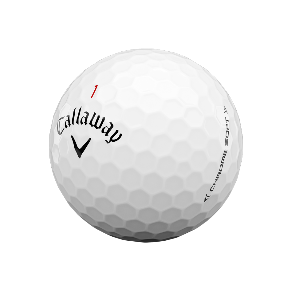 2020 Chrome Soft Personalized Overrun Golf Balls image 1