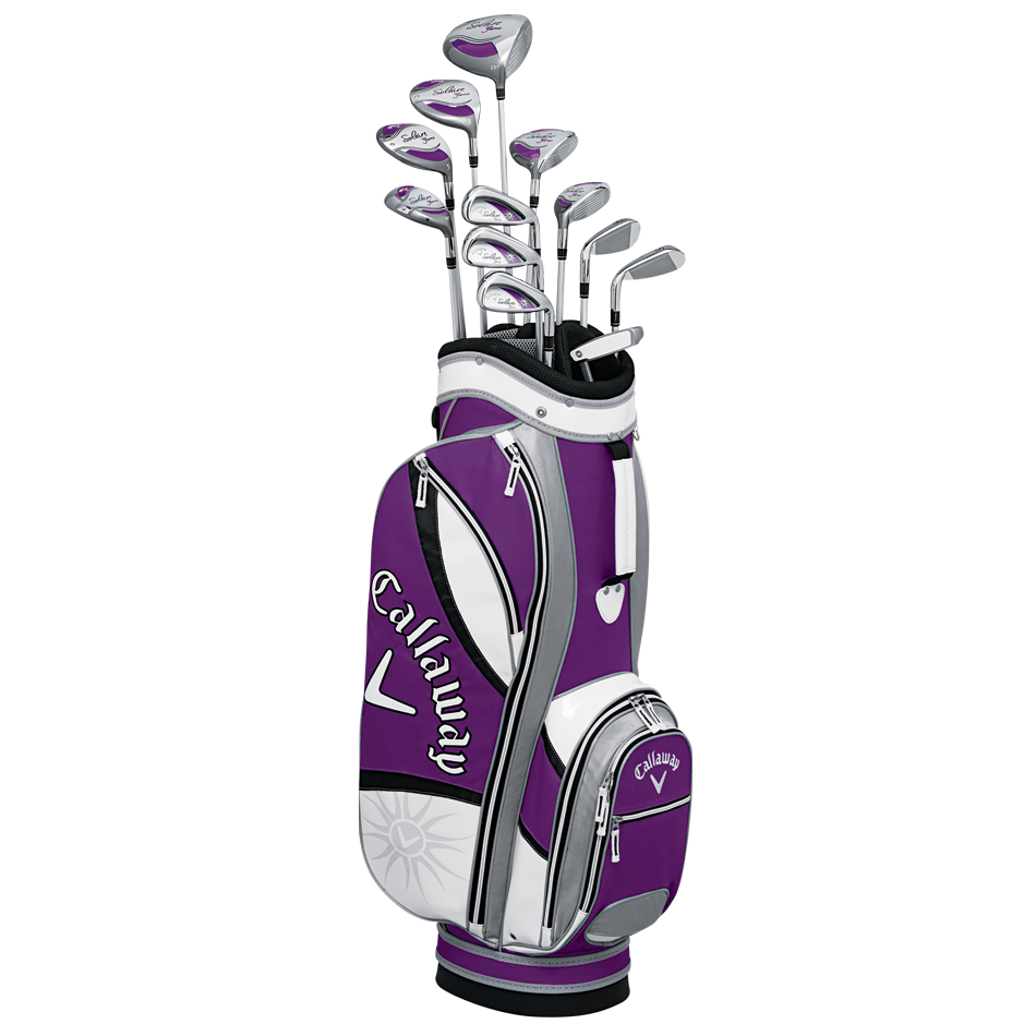 Callaway Solaire Gems クラブセット Callaway Golf Women's Solaire Gems 13-Piece Complete Set