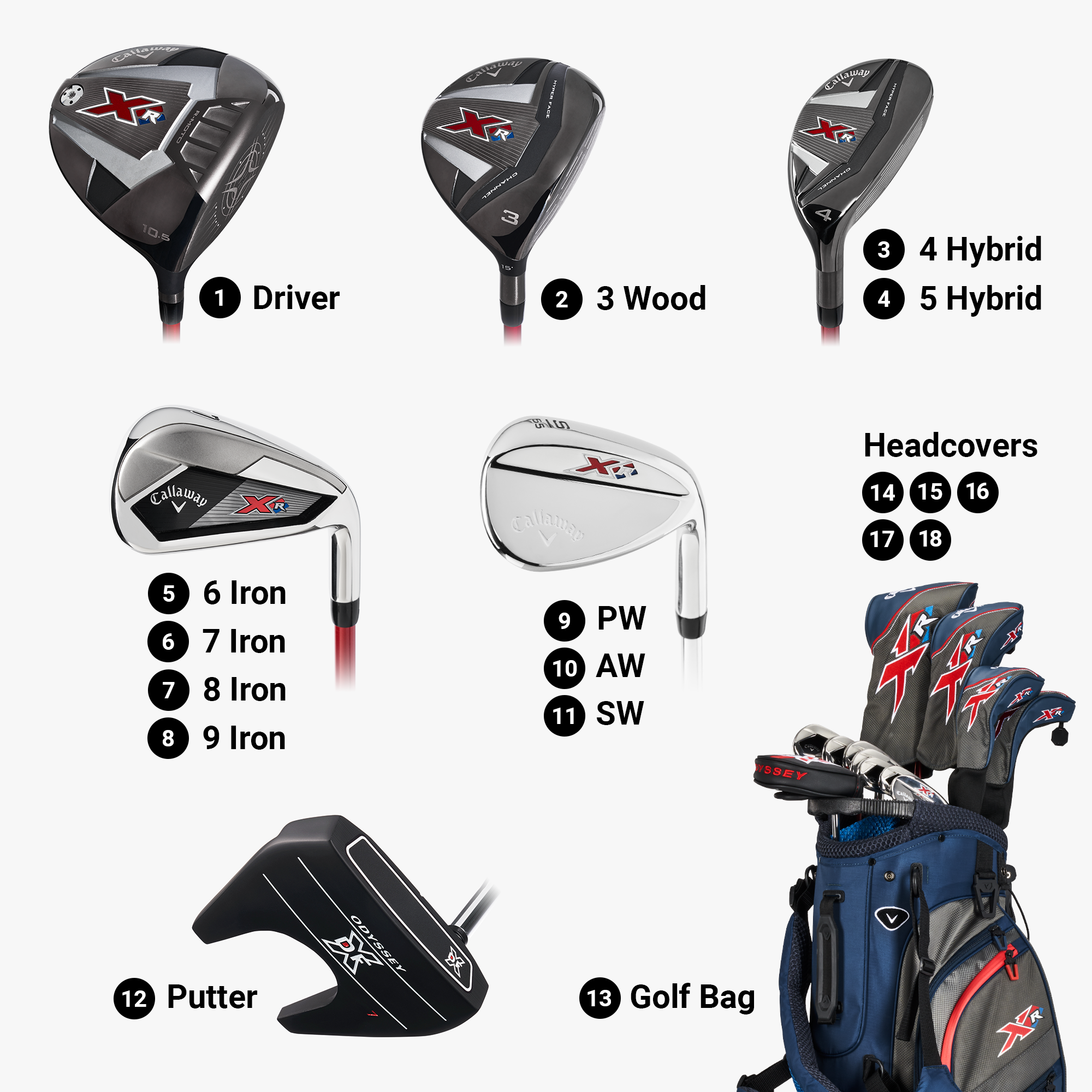 Men's XR 13-Piece Complete Set image 3