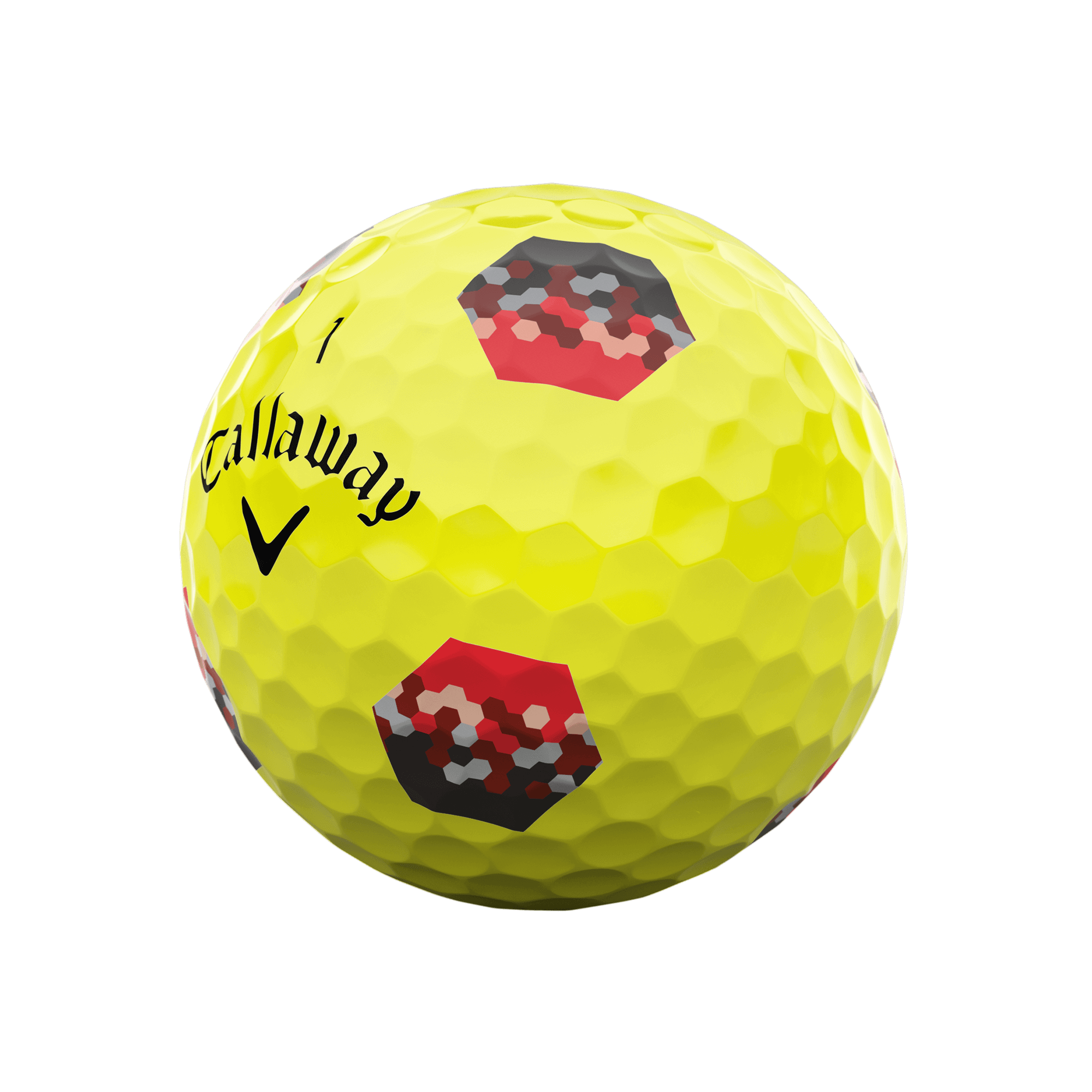 2024 Chrome Soft TruTrack Yellow Overrun Golf Balls