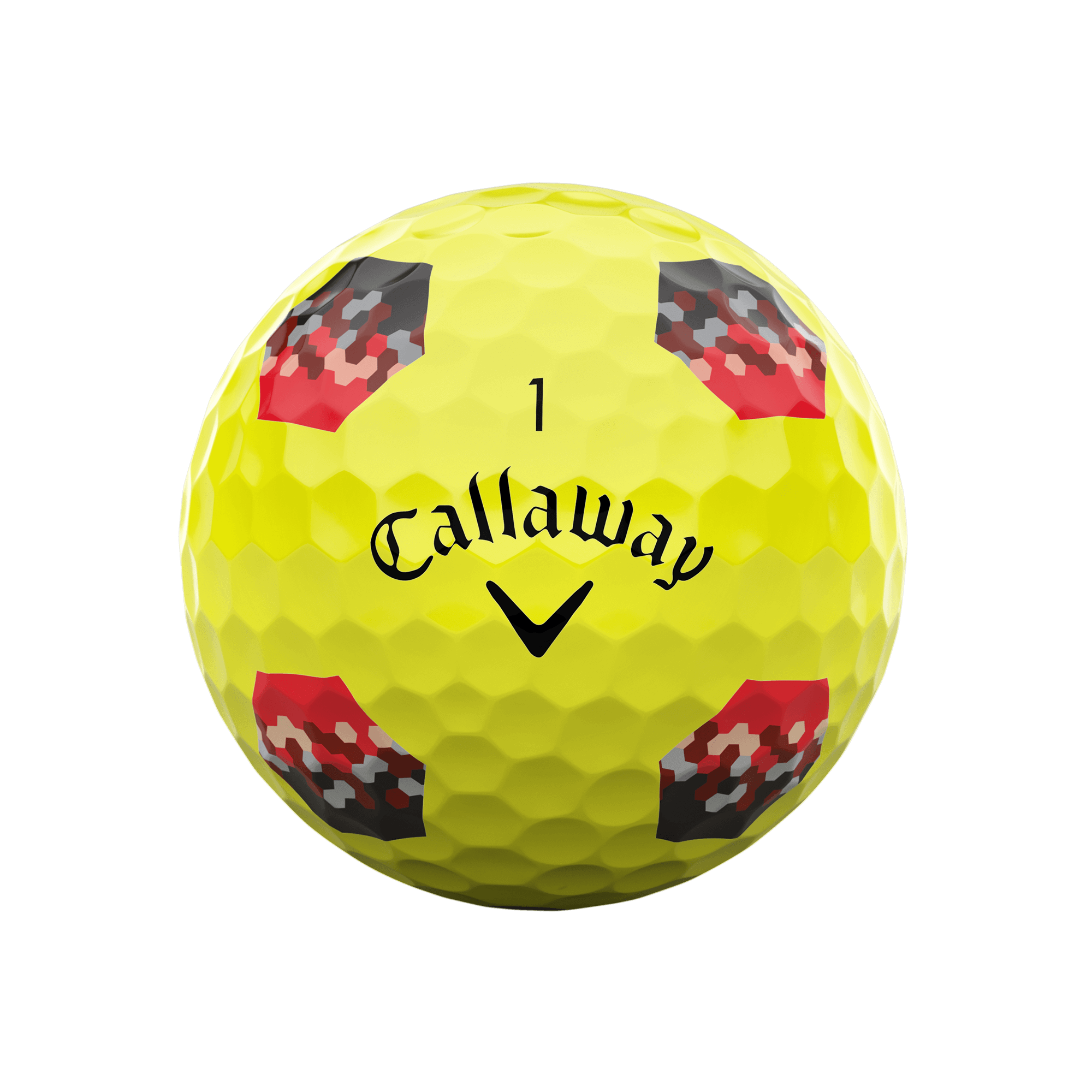 2024 Chrome Soft TruTrack Yellow Overrun Golf Balls image 2