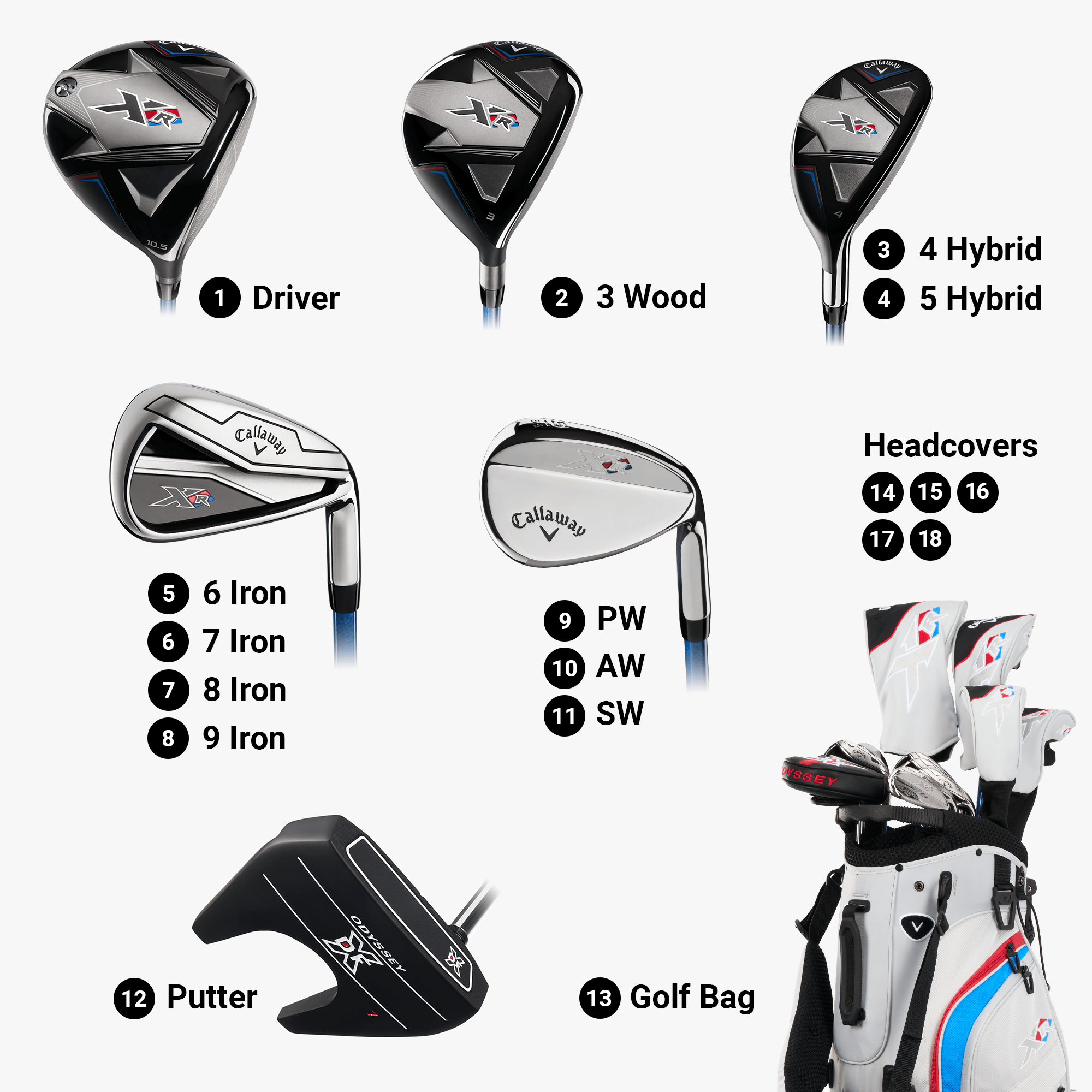 Men's XR 13-Piece Complete Set image 4
