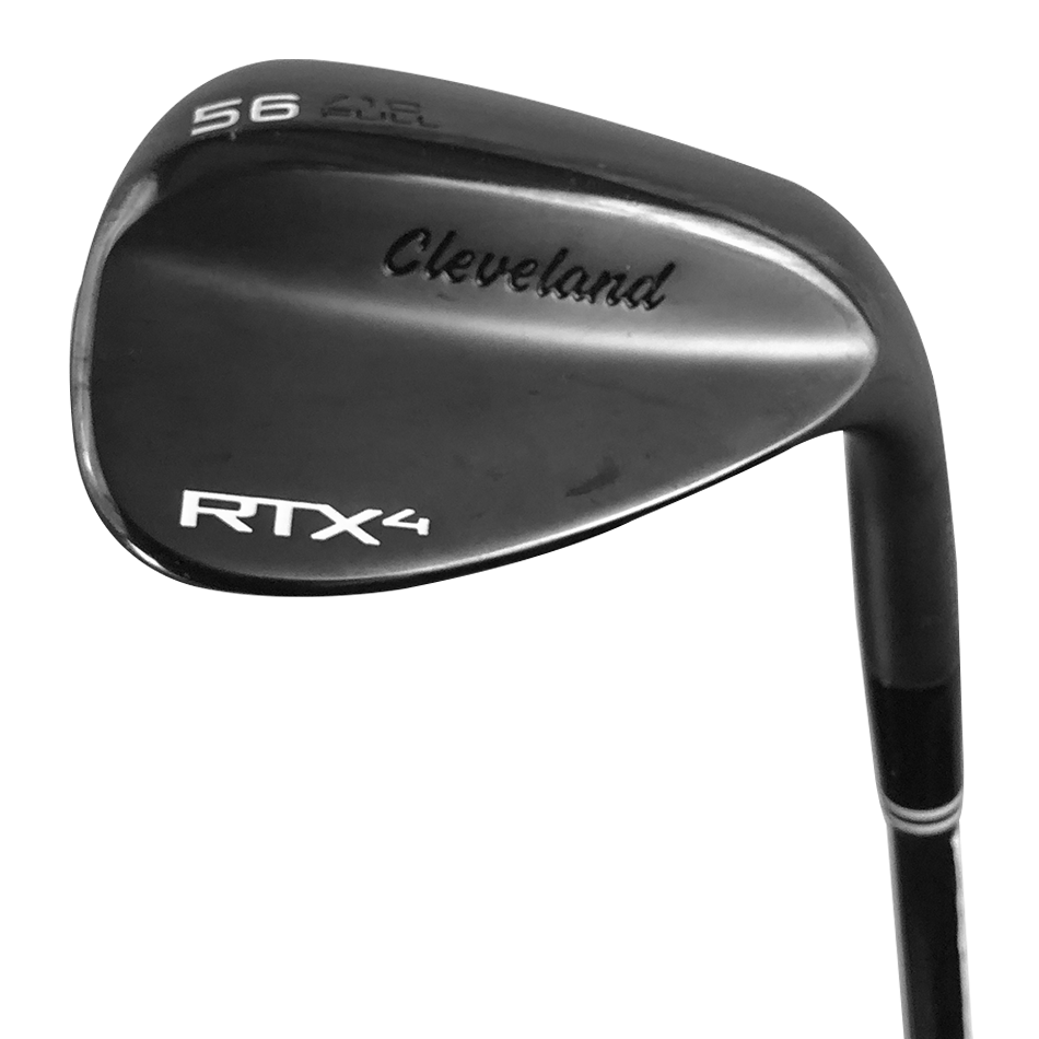 Cleveland RTX 4 Black Satin Wedges