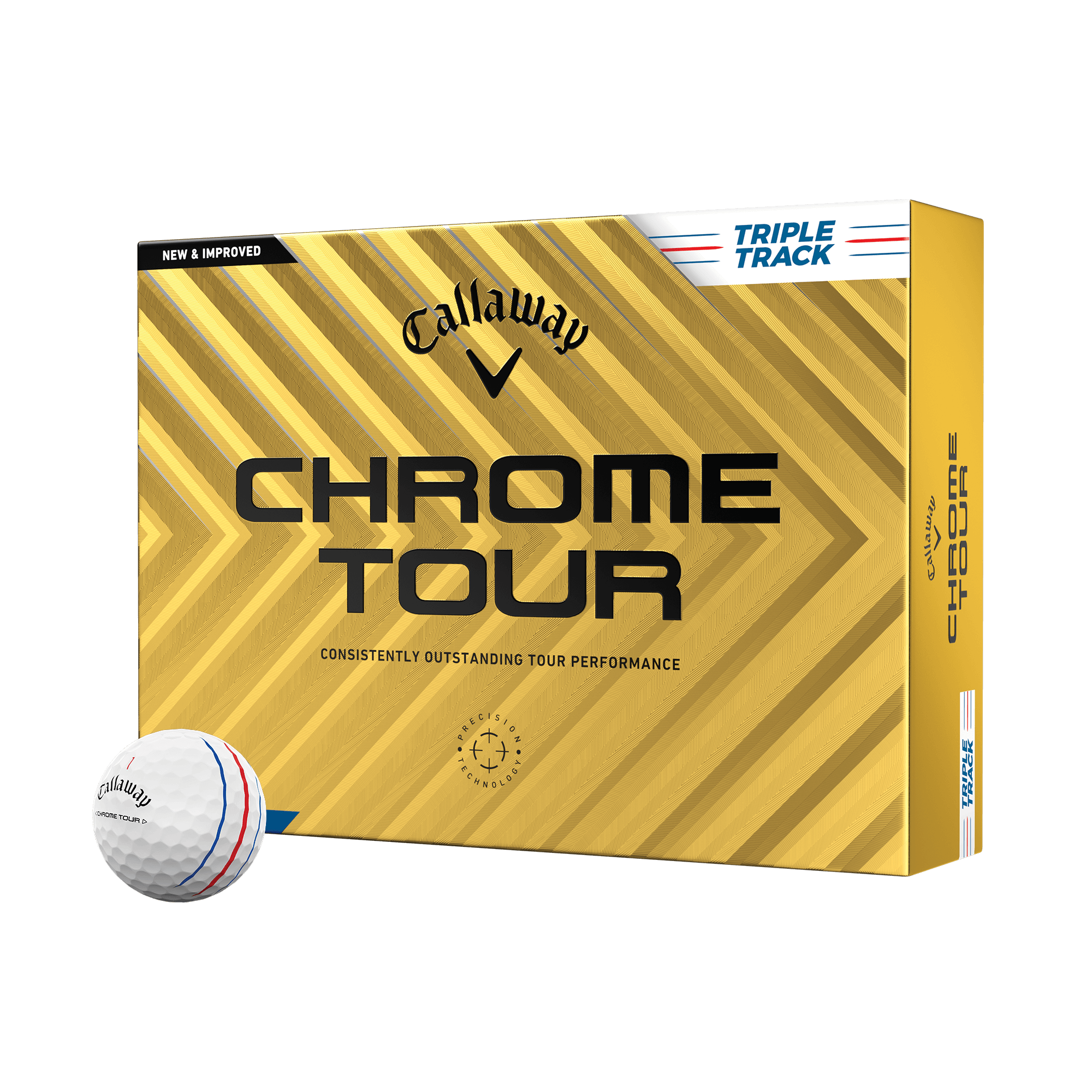 Chrome Tour Triple Track '24 Golf Balls image 1
