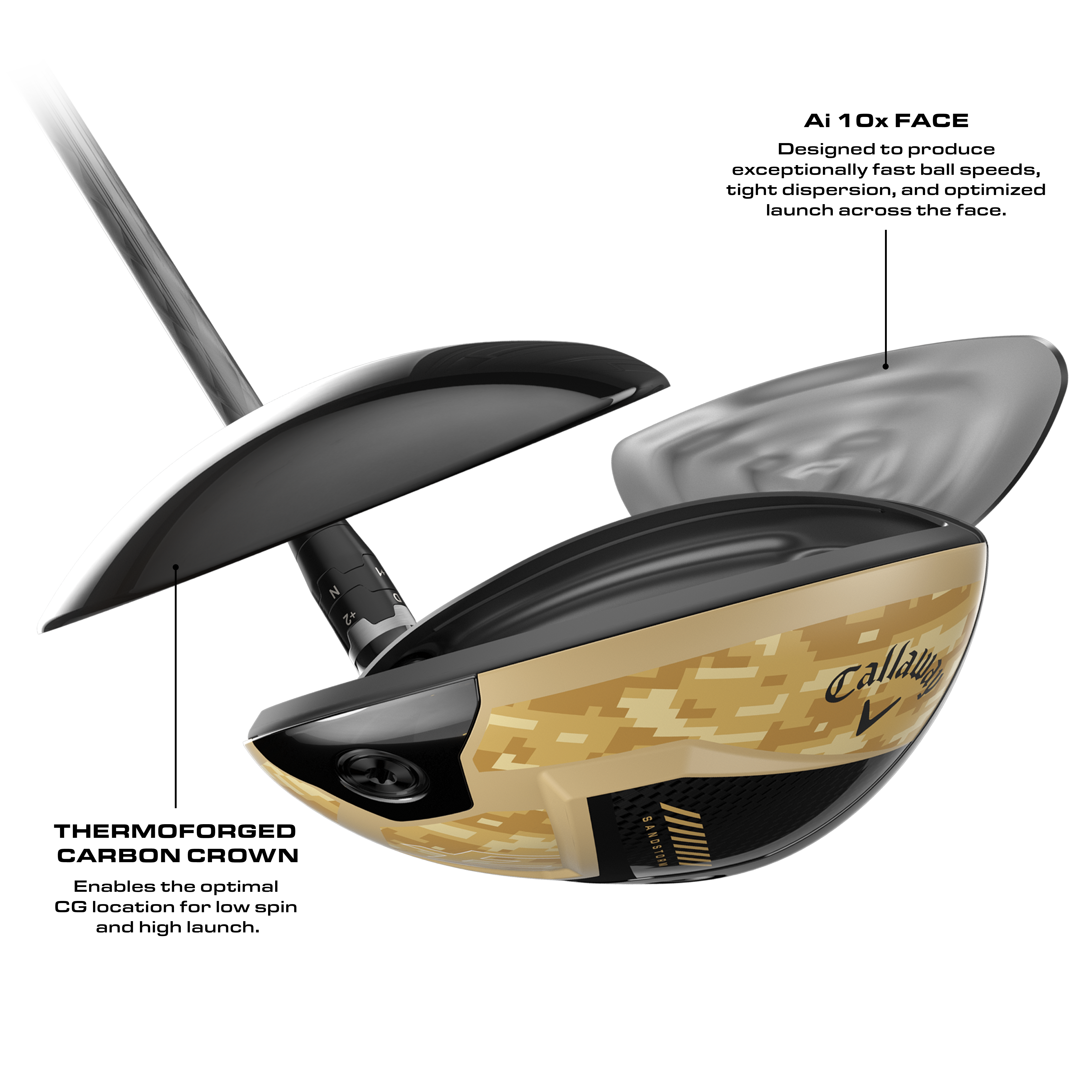 Elyte Sandstorm Triple Diamond Max Driver image 8