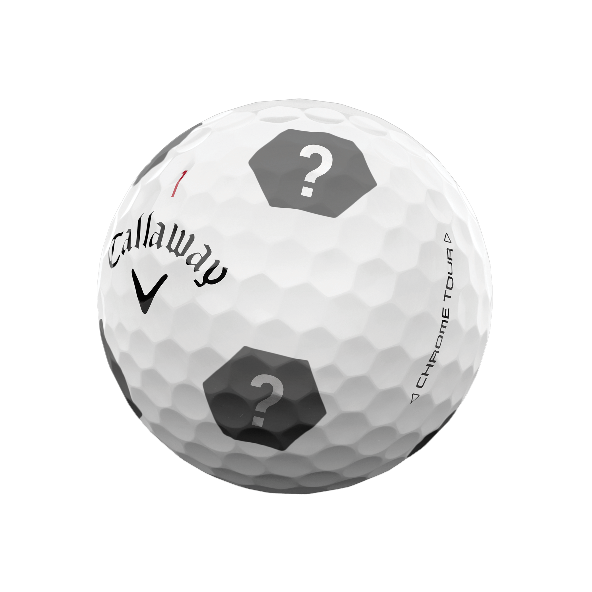 2024 Chrome Tour Logo Overrun Golf Balls image 1