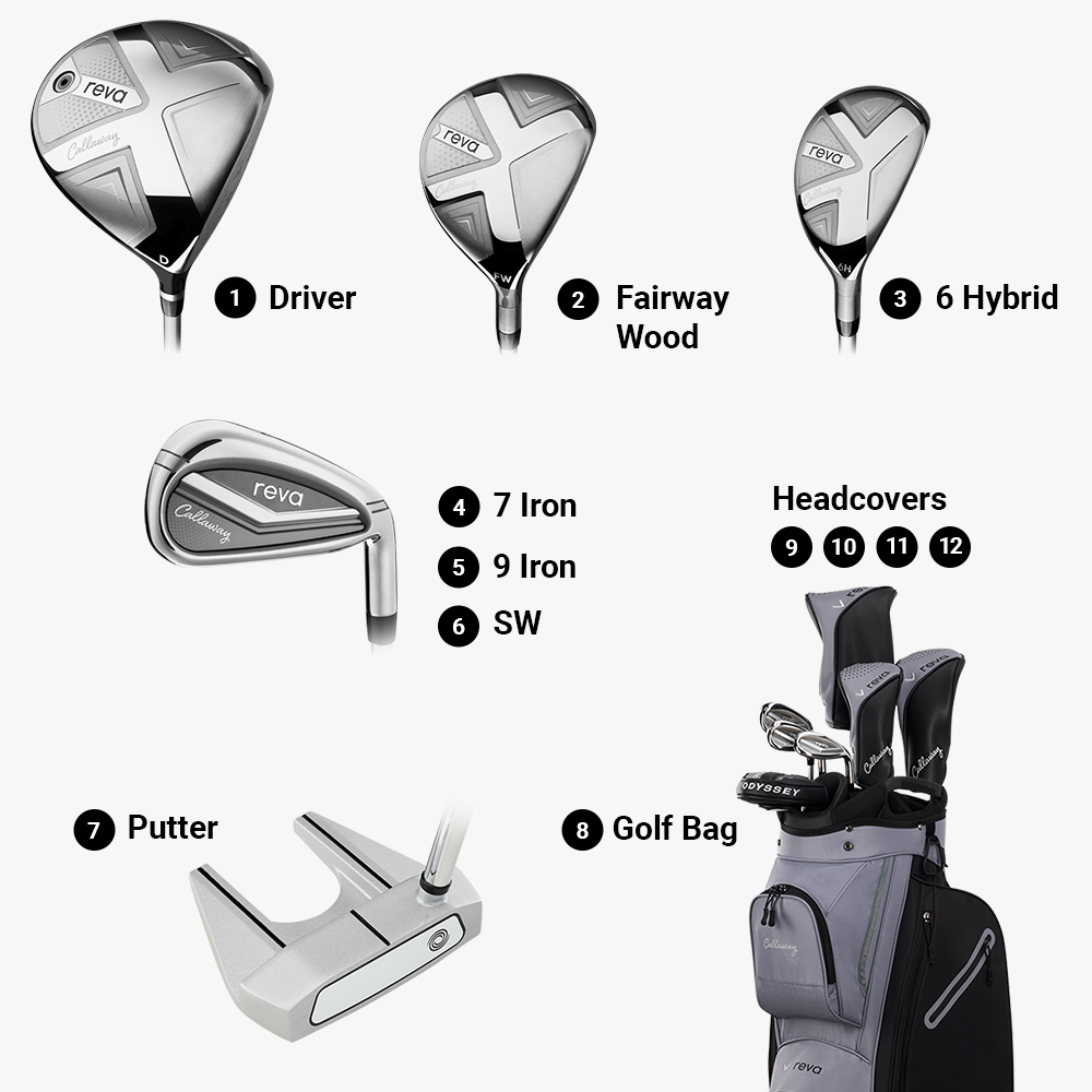 Women’s REVA 8-Piece Cart Bag Complete Set image 3