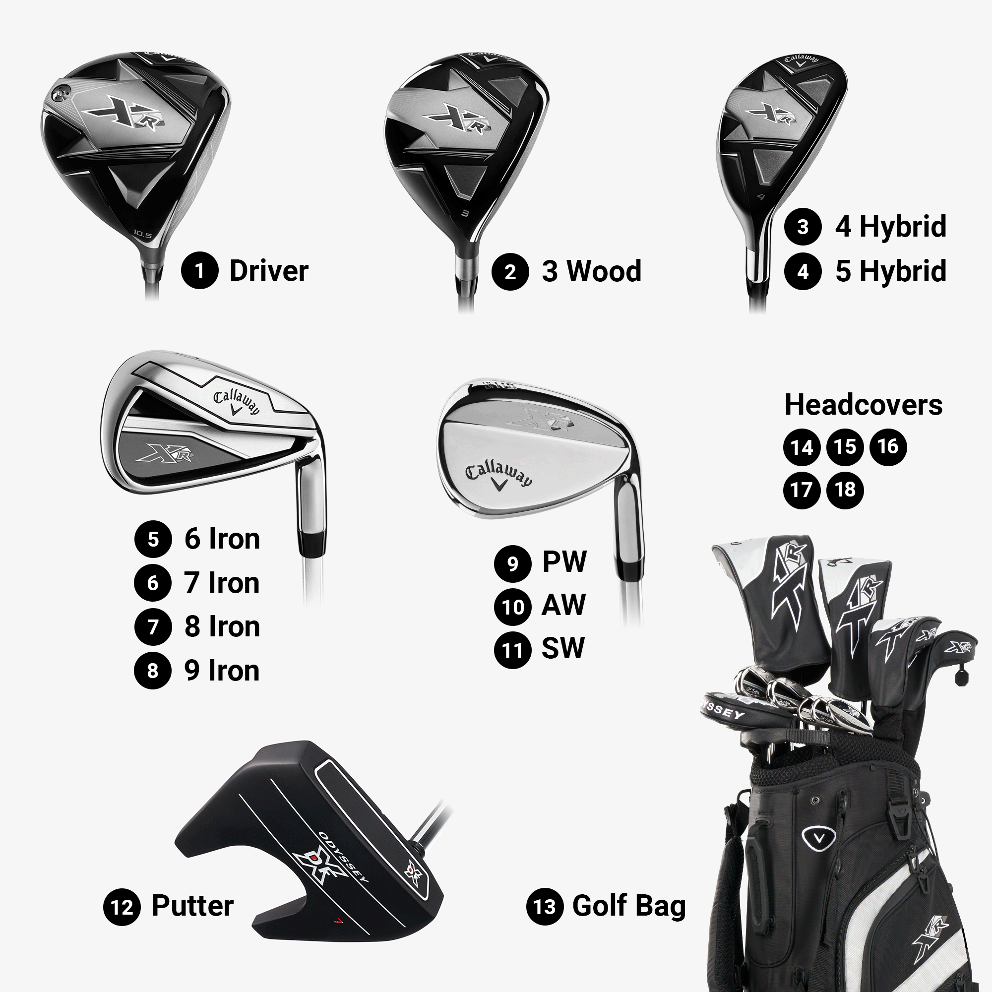 Men's XR 13-Piece Complete Set image 4