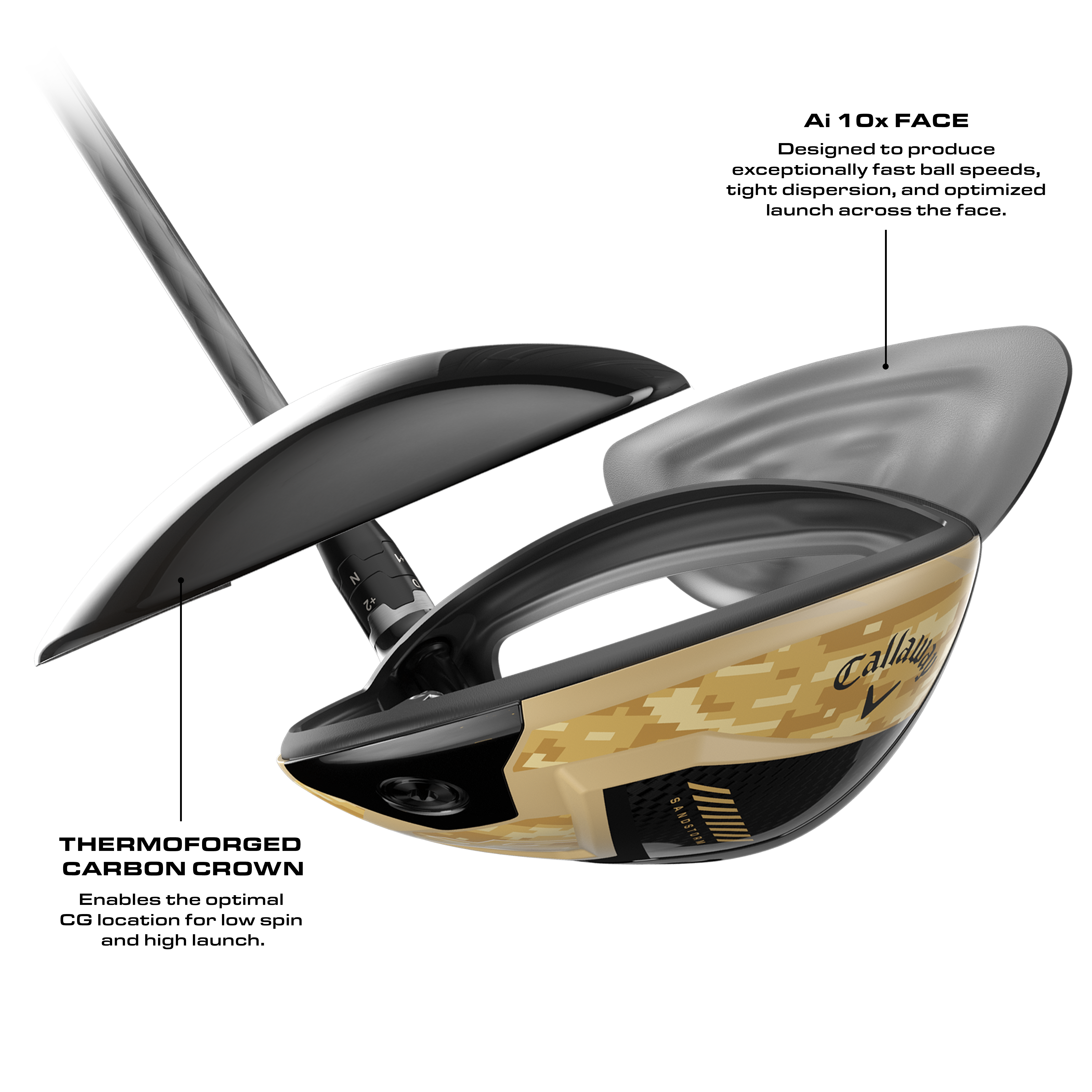 Elyte Sandstorm Triple Diamond Driver image 8