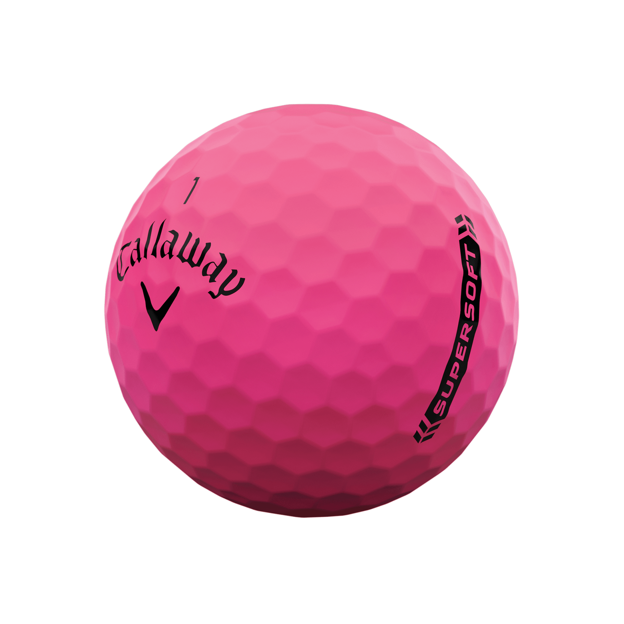 2023 Callaway Supersoft Matte Pink Personalized Overrun Golf Balls image 2