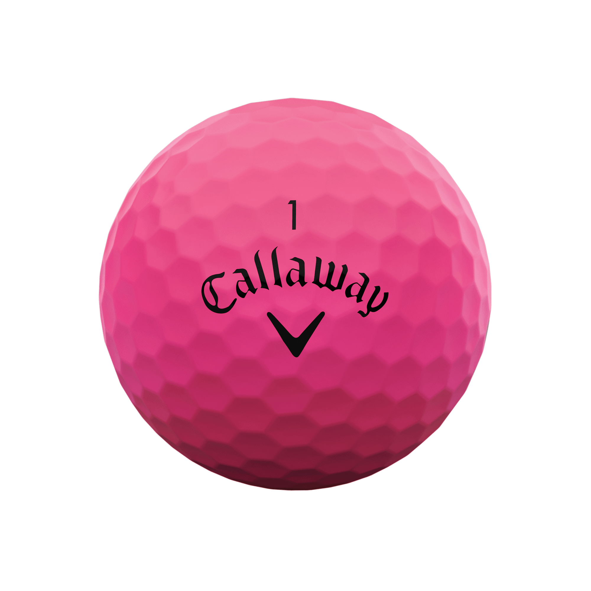 2023 Callaway Supersoft Matte Pink Personalized Overrun Golf Balls image 1