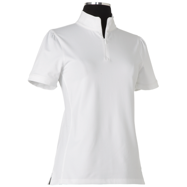 Women's Short Sleeve Zip Mock image 1